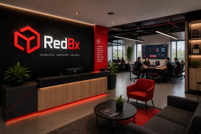 Imagen corporativa de RedBx que refleja nuestra filosofía de combinar tecnología, colaboración y cercanía para ayudar a nuestros clientes a alcanzar sus objetivos.