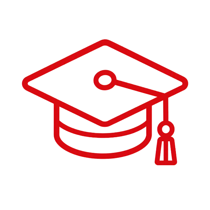 Icono de experiencia profesional que representa la trayectoria, el conocimiento y la experiencia acumulada por el equipo de RedBx.
