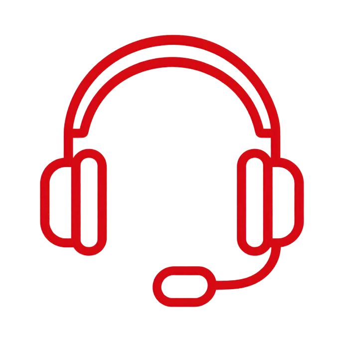 Icono de atención y acompañamiento que representa el compromiso de RedBx de estar presente en cada etapa del camino, brindando apoyo, orientación y seguimiento continuo a sus clientes.