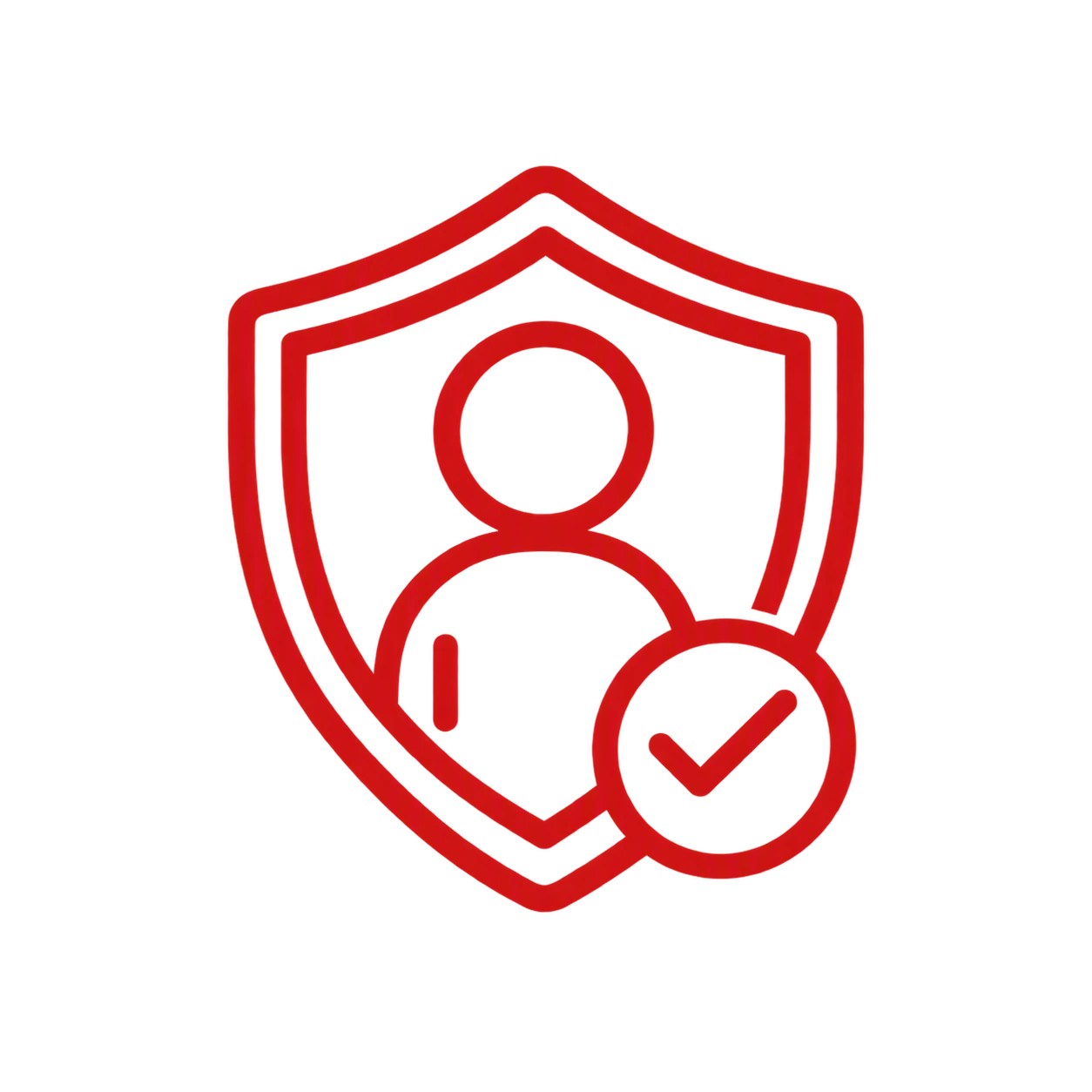 Protección de Datos0o Icono de seguridad perimetral y blindaje de datos corporativos